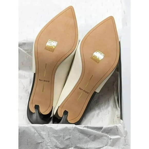 Dolce Vita Women's Camala White Leather High-Heel Mules Size 9 (MSRP $150) - Picture 9 of 10